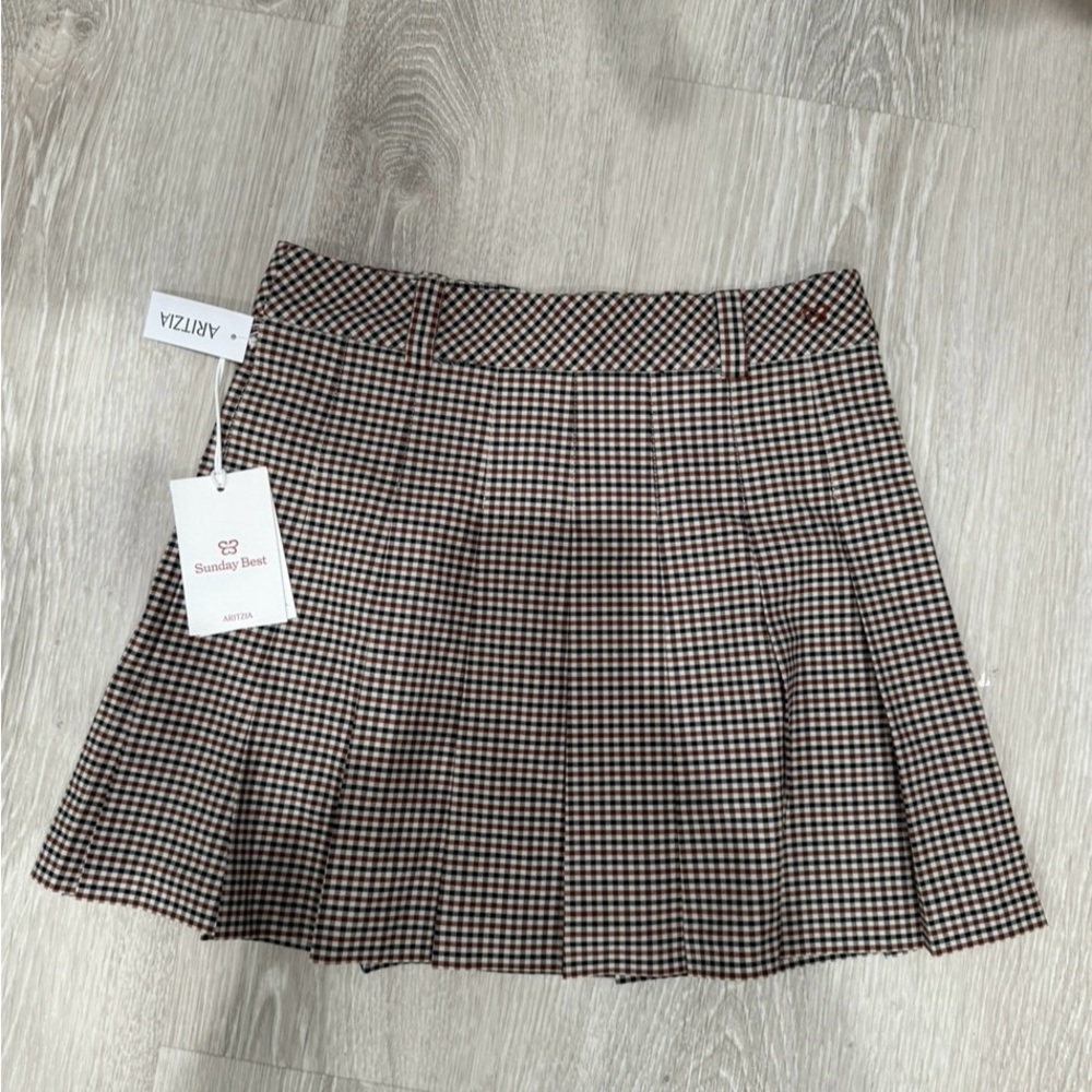 Aritzia Plaid Skirt